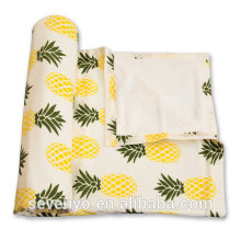 Hot sale 100% cotton Printing Pineapple oversize Graden beach towel BT-010